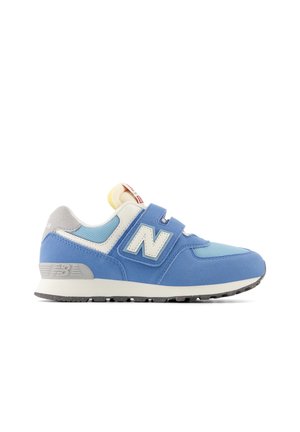 New Balance 574 HOOK - Laufschuh Straße - blue laguna white