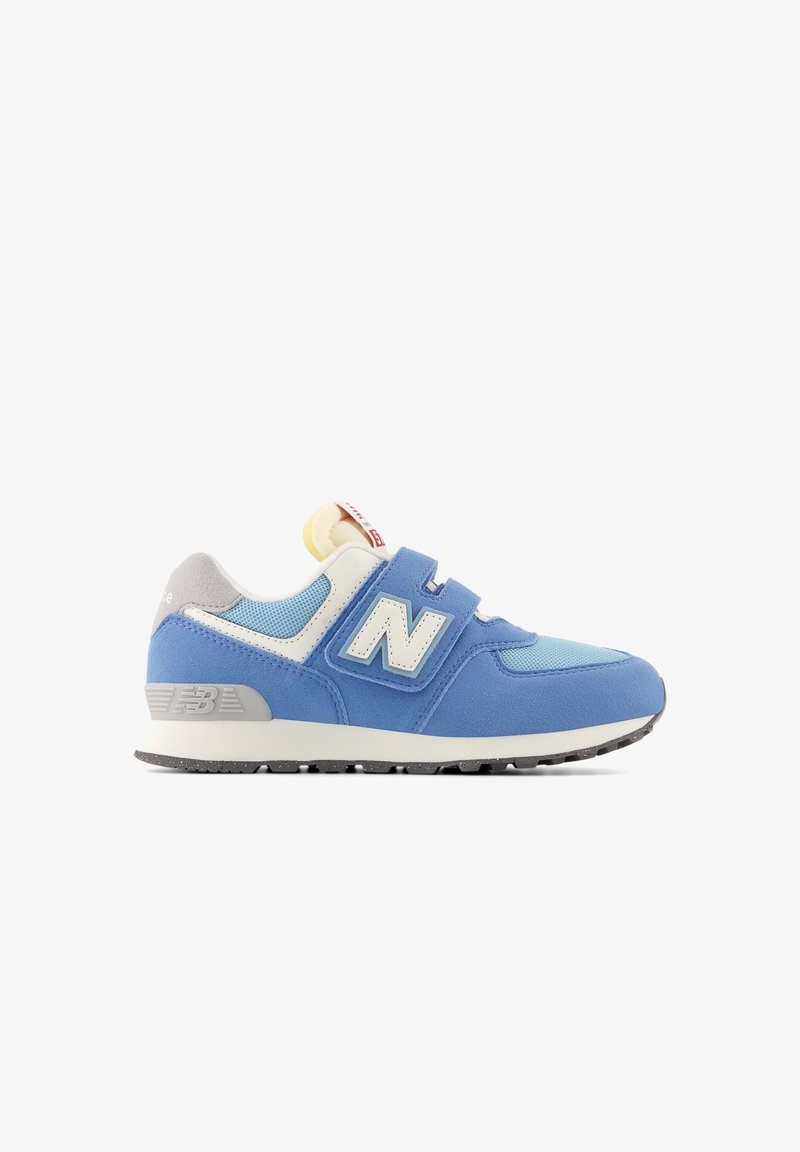 New Balance 574 HOOK - Laufschuh Straße - blue laguna white
