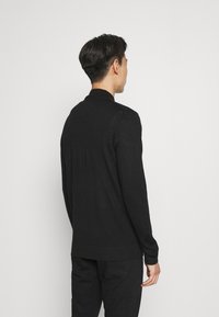 Lindbergh HALF ZIP MOCK NECK - Camisola - black