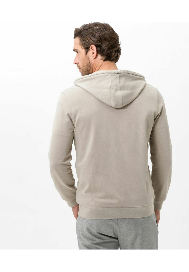 Herren Kapuzenpullover | BRAX SAMMY Sweatjacke frappe/beige - AL45372 Herren Kapuzenpullover | BRAX SAMMY Sweatjacke frappe/beige - AL45372