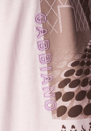 Gabbiano, BARA BACKPRINT T-SHIRT - T-shirts print - ecru