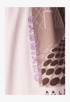 Gabbiano, BARA BACKPRINT T-SHIRT - T-Shirt print - ecru