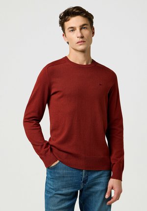 Wrangler REGULAR FIT - Jersey de punto - fired brick