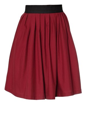 Jupe plissée - dark red
