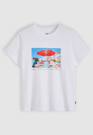 Levi's®, FAVORITE TEE - Nyomott mintás póló - bright white