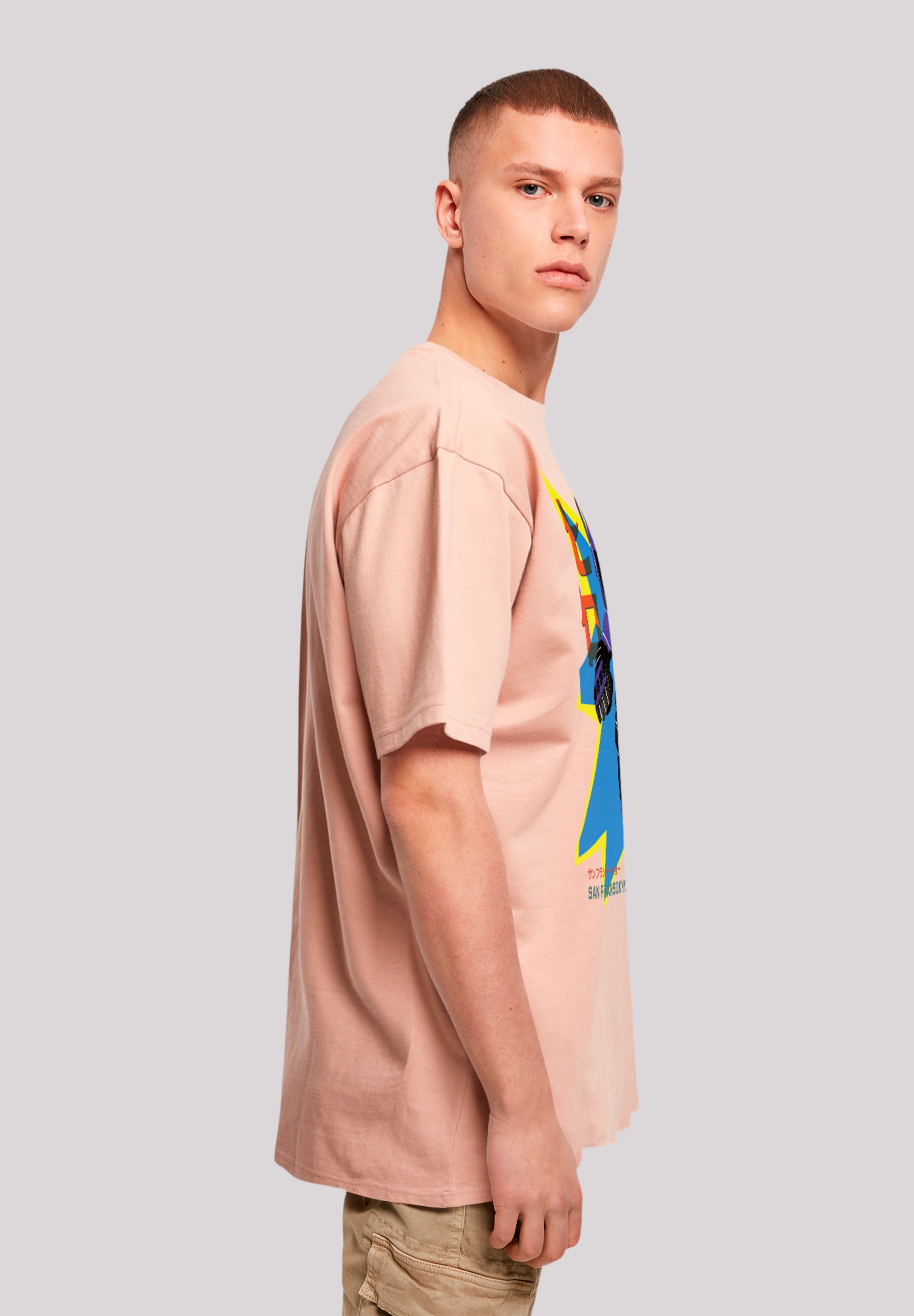 F4NT4STIC BIG HERO 6 HIRO MANGA - Print T-shirt - amber/beige