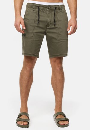 Denim shorts - army