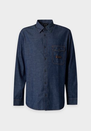 Armani Exchange, SHIRT COMFORT - Chemise - dark blue denim