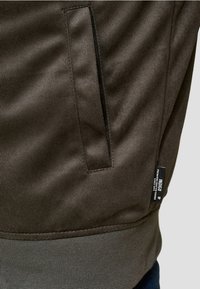 INDICODE JEANS WAYNE - Veste en similicuir - dark grey