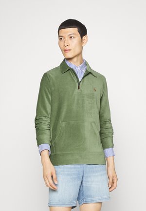 LONG SLEEVE HALF ZIP - Sweatshirt - cargo green