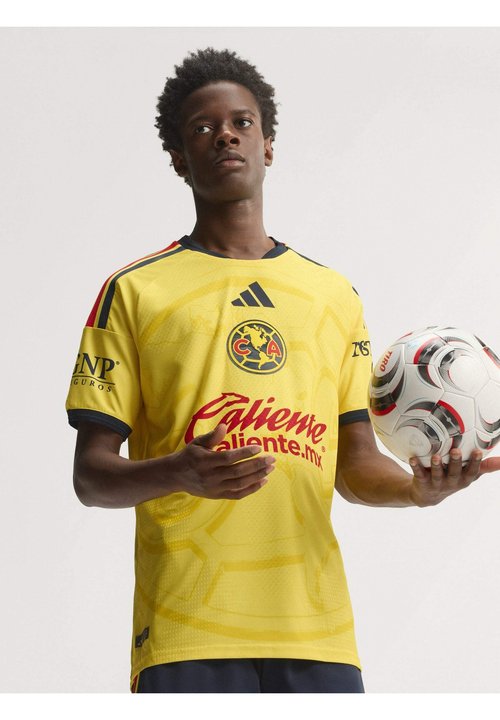 adidas CLUB AMERICA 26/27 HOME AUTHENTIC JERSEY - Camiseta deportiva - impact yellow legend ink — photo 6