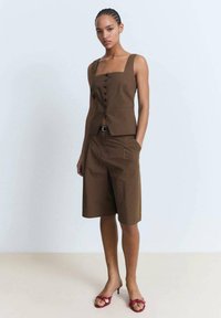 Mango - Waistcoat - brown Thumbnail Image 1
