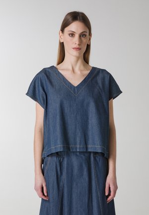 Blouse - blu denim