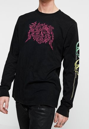 Diesel T-shirt à manches longues - black