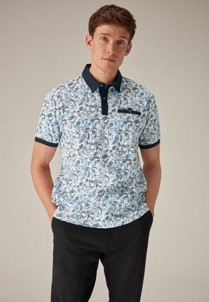 STANDARD - Polo marškinėliai - blue white floral