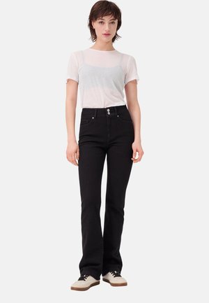 HIGH RISE - Bootcut jeans - vintage black