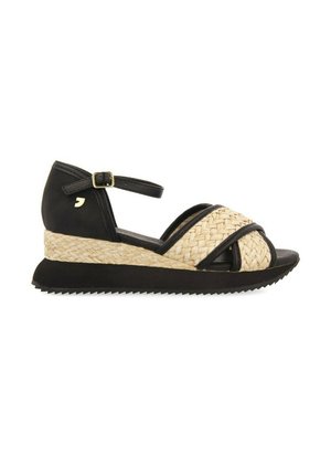 Sandali In Pelle Per Bambina GIOSEPPO Generac - Stile Romano Con Stampa Animale, Tacco Rosa, Conciatura Sostenibile LWG