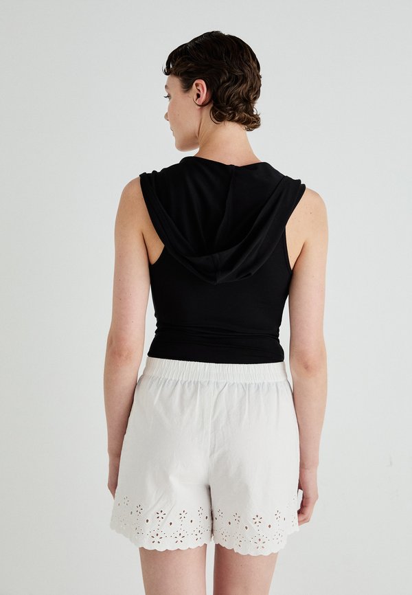 DRAPED HOODED SLEEVELESS - Basic T-shirt4