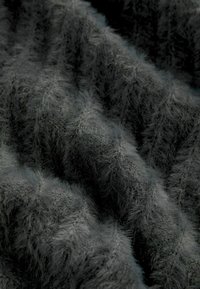 Next SOFT TOUCH FLUFFY V-NECK - Kardigan - grey charcoal