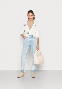 Pepe Jeans PINNA - Casaco de malha - off white