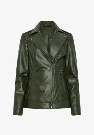 Long Tall Sally, TALL BIKER JACKETS - Veste en cuir - olive