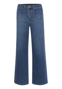 KAKARLA - Egyenes szárú farmer - medium blue washed denim
