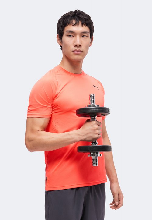 PUMA M PWRMODE TEE - Sports T-shirt - ultra red — photo 4
