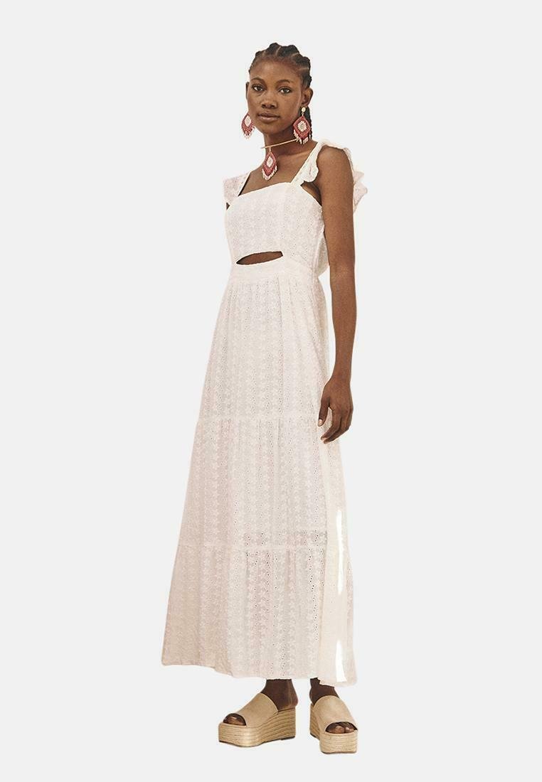 Zalando Vestidos Camiseros Zalando Vestidos Blancos Largos Bershka