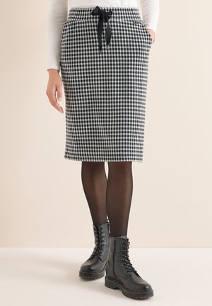 JACQUARD ROCK - Jupe crayon - schwarz