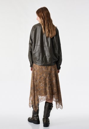 Koton, KOTON SKIRTS MAXI TULLE SKIRT - Falda acampanada - brown