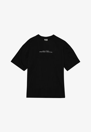HALO GRAPHIC BOXY - T-shirt print - black