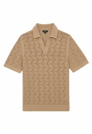 Reiss, REGULAR FIT - BELFORD SHIRT . - Poloshirts - camel