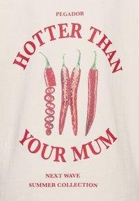 Pegador REYNA HEAVY OVERSIZED TEE - Μπλουζάκι με στάμπα - washed coast sand