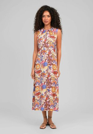 AN'GE, ROBE LONGUE OTINA SOLEMIO ECRU - Robe de jour - solemio ecru