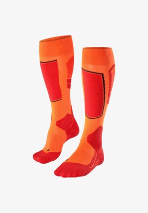 FALKE ADVANCED - Sportsocken - flash orange
