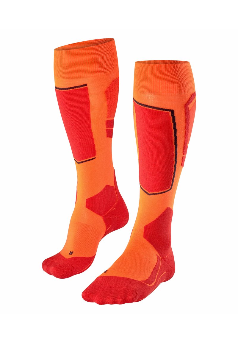 FALKE ADVANCED - Sportsocken - flash orange