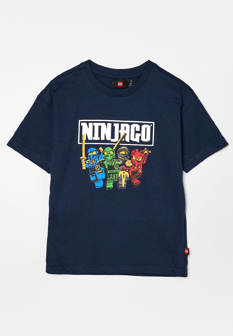 LEGO® kidswear T-shirt print donkerblauw