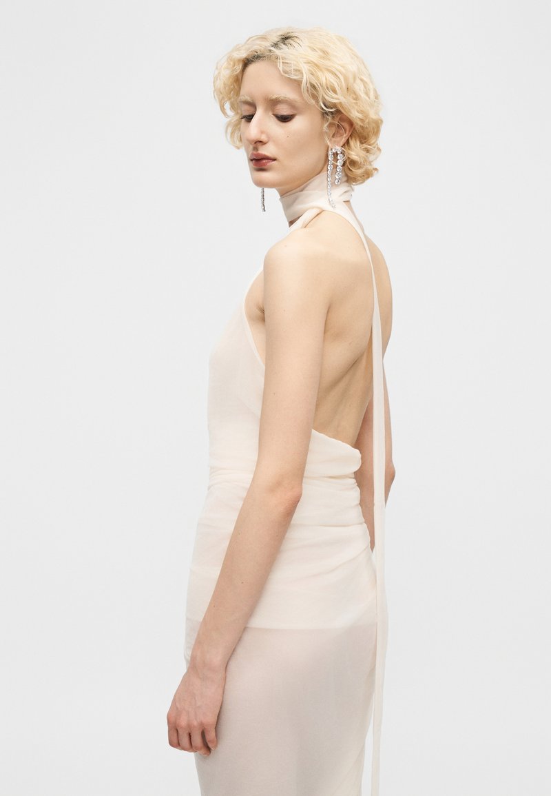 Ludovic de Saint Sernin HALTER DRESS - Occasion wear - white - Zalando.co.uk
