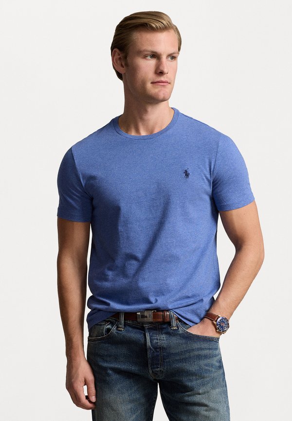 CUSTOM SLIM FIT JERSEY CREWNECK T-SHIRT - Basic T-shirt - faded royal heather