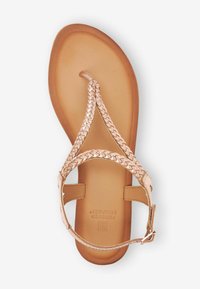 Next FOREVER COMFORT PLAIT TOE POST - Varvassandaalit - rose gold
