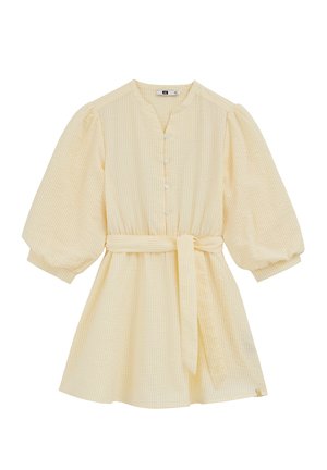 Srajčna obleka - light yellow