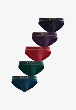 Next, 5 PACK - Slip - red navy gold waistbands