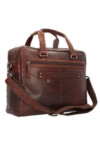 Spikes & Sparrow SPIKES & SPARROW AKTENTASCHE LEDER 41 CM LAPTOPFACH - Aktetas - darkbrown