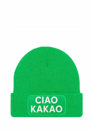 MIT PATCH CIAO KAKAO MIT SPRUCH - Beanie - grün