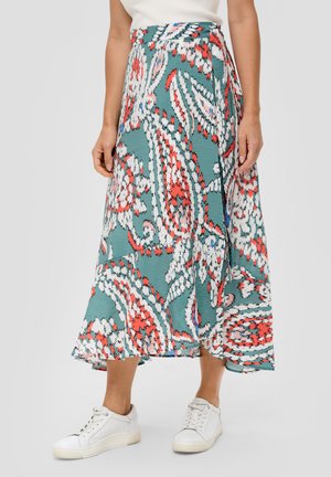 MIT ALL-OVER-PRINT - Maxirok - petrol