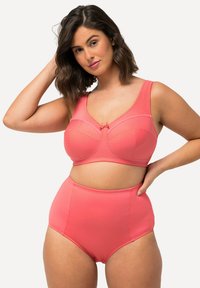 Ulla Popken HIGH WAIST JACQUARD INET - Intimo modellante - light red