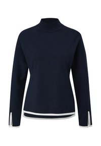 s.Oliver BLACK LABEL MIT STEHKRAGEN - Strickpullover - navy