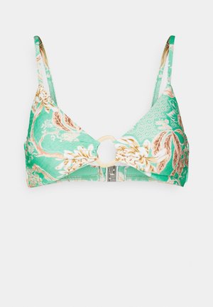 Seafolly EDEN RING FRONT BRALETTE - Bikiinide ülaosa - mint