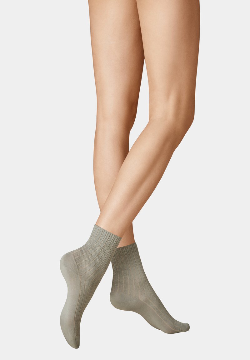 KUNERT ZIGZAG - Socks - light grey