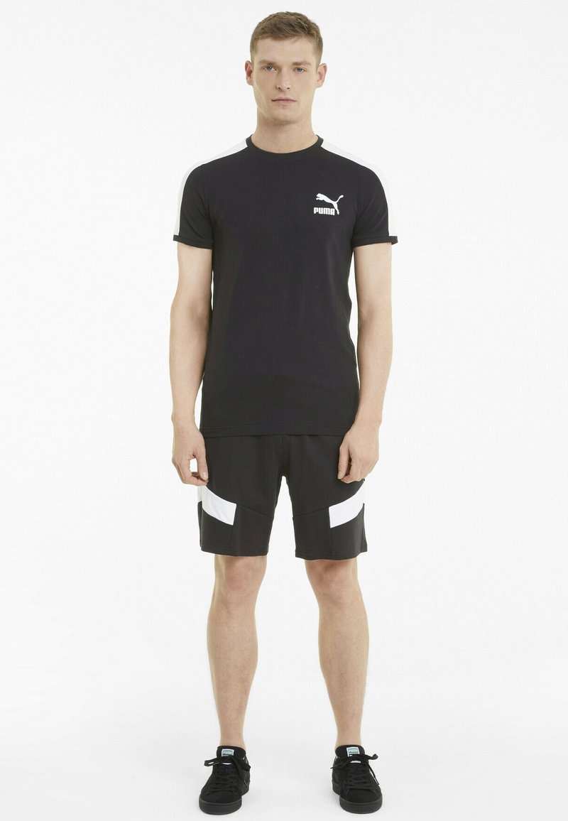 Puma ICONIC - Triko s potiskem - black